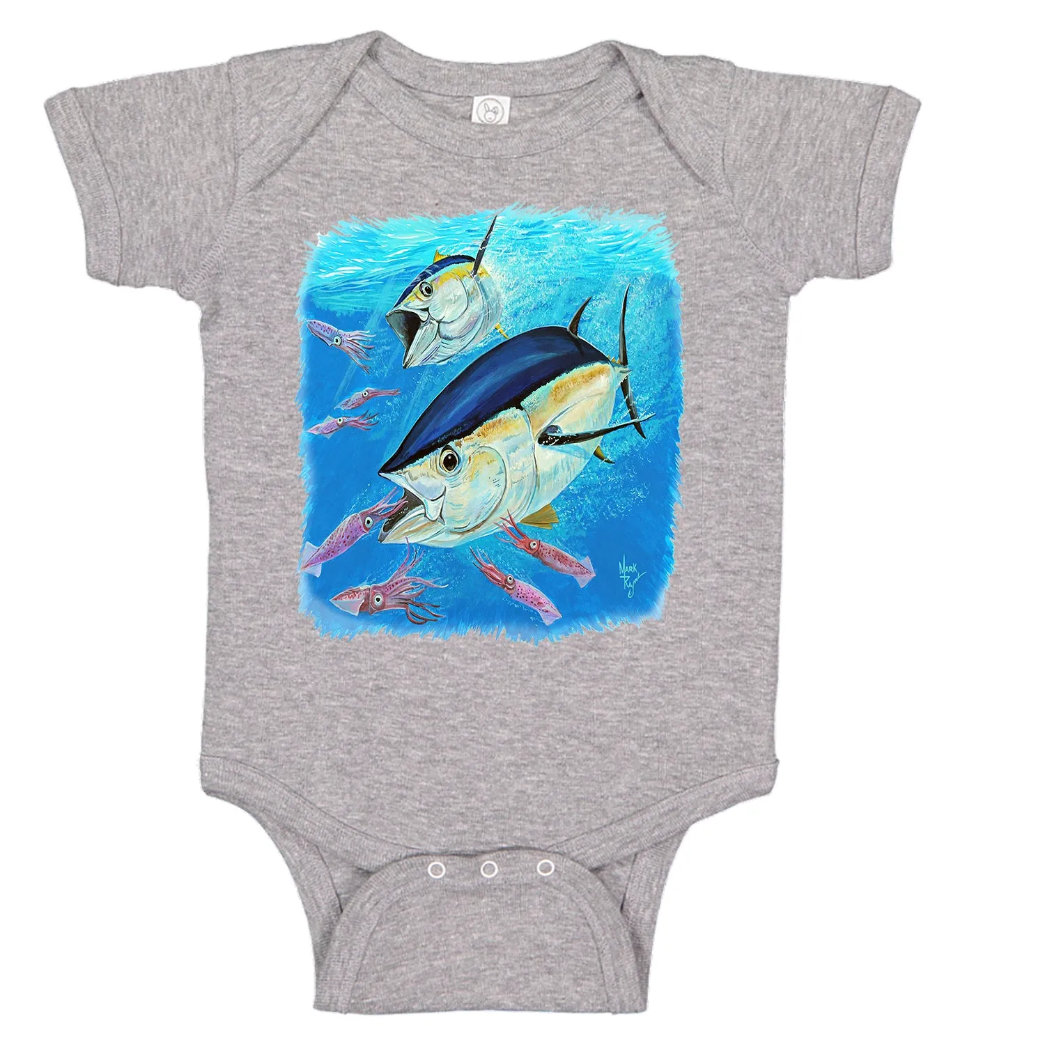 LPG Apparel Co. Mark Ray Tuna Baby One-piece Romper Bodysuit