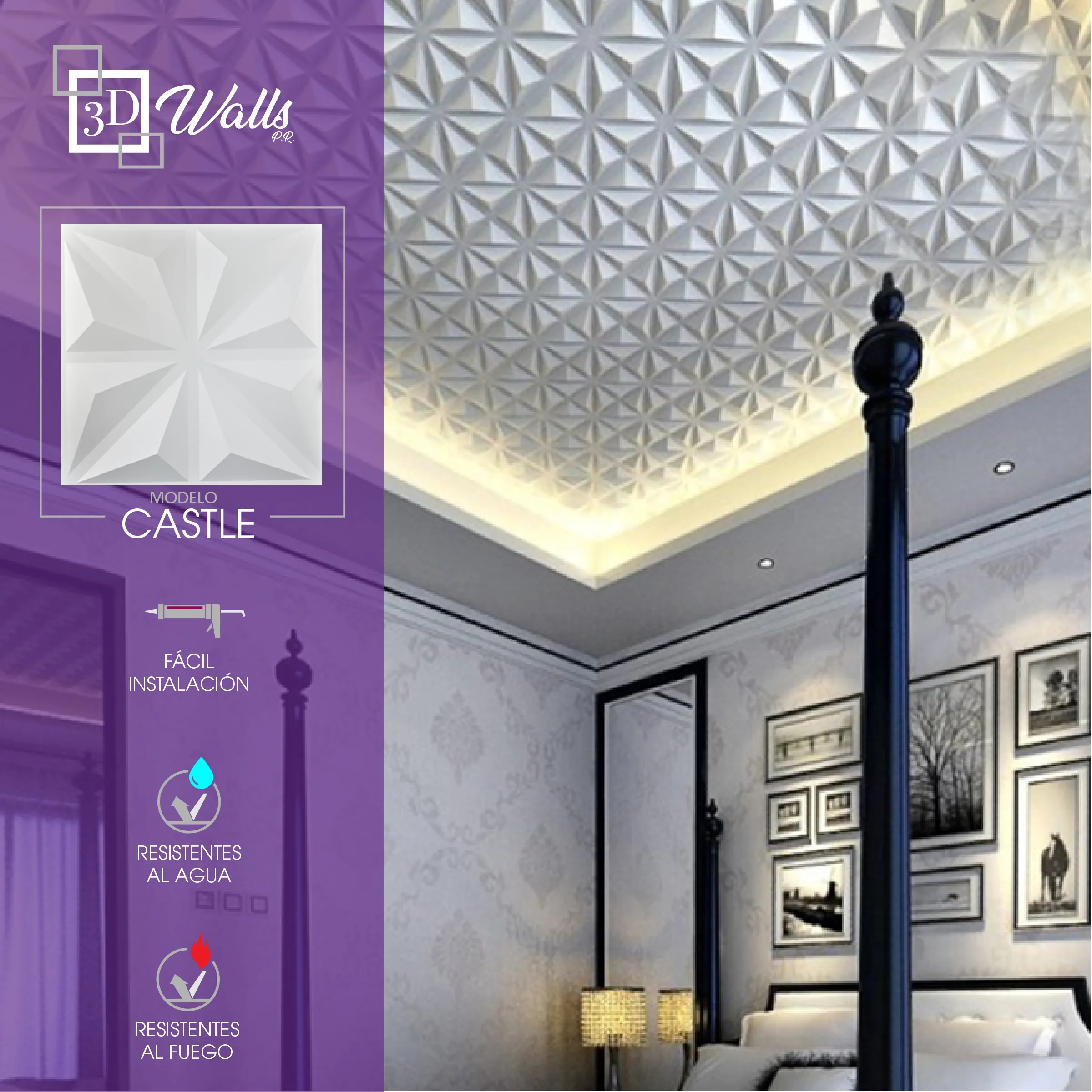 Modelo Castle 3D Walls PR