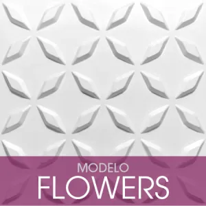 Modelo Flowers 3D Walls PR