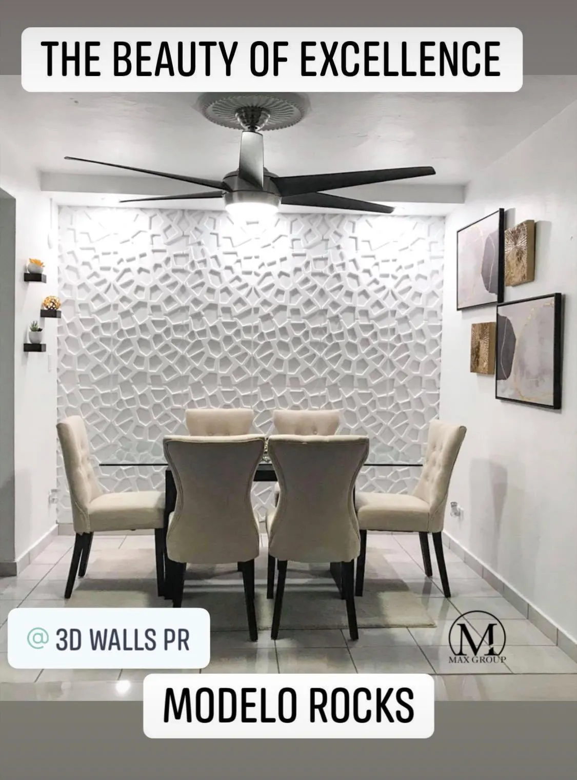 Modelo Rocks 3D Walls PR