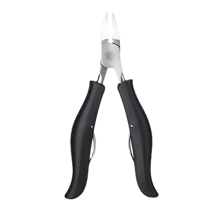 Nail Groove Pliers Nail Clippers Set Toe Nail Cuticle Nipper Pedicure Double Spring Ingrown Nail Bent Nose Plier