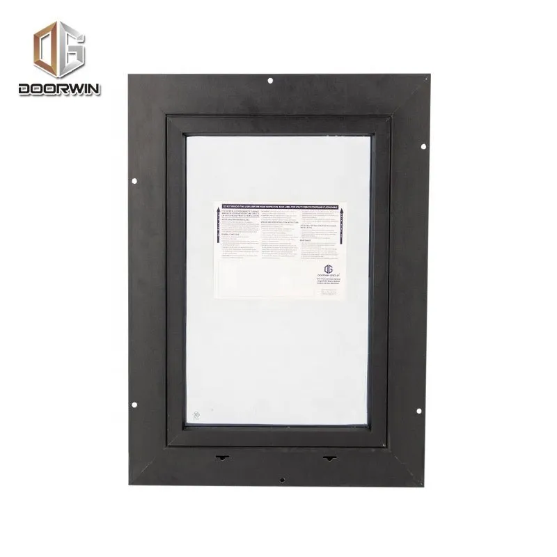 OEM sound proof insulation thermal break aluminum profile residential window and door by Doorwin