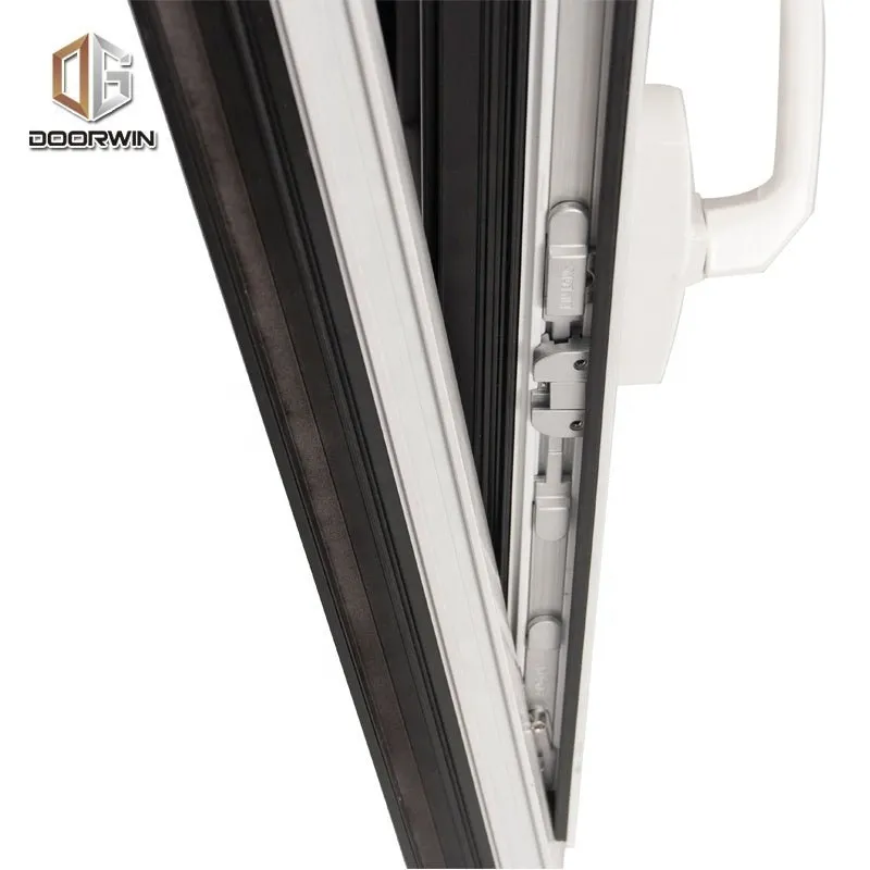 OEM sound proof insulation thermal break aluminum profile residential window and door by Doorwin