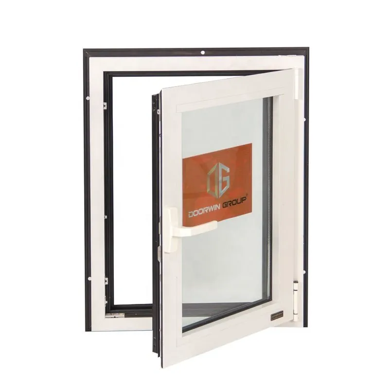 OEM sound proof insulation thermal break aluminum profile residential window and door by Doorwin