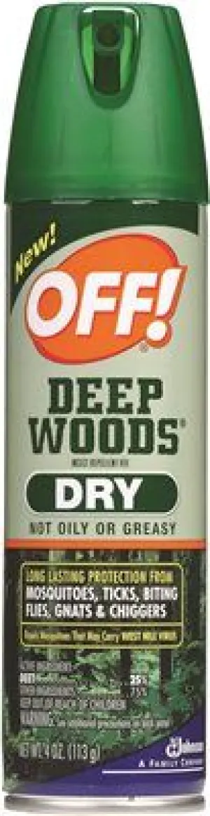 Off! Deep Woods Dry Insect Repellent Viii 4 Oz