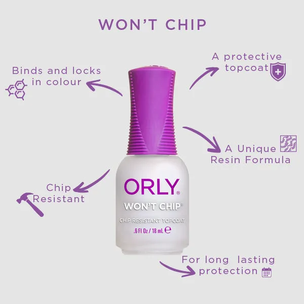 ORLY Won't Chip Topcoat 18ml