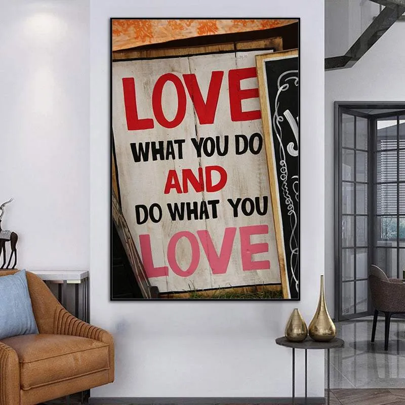 Passion Unleashed: Express Yourself with our Extra Large Canvas – Love What You Do, Do What You Love!