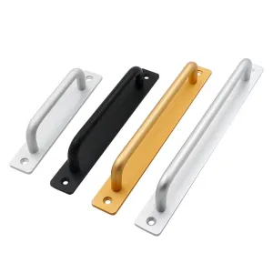 Punch-free door and window handle balcony sliding door sliding door handle aluminum alloy