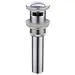 "Fluid- Wisdom"- Single Lever Chrome Bathroom Faucet   pop-up drain