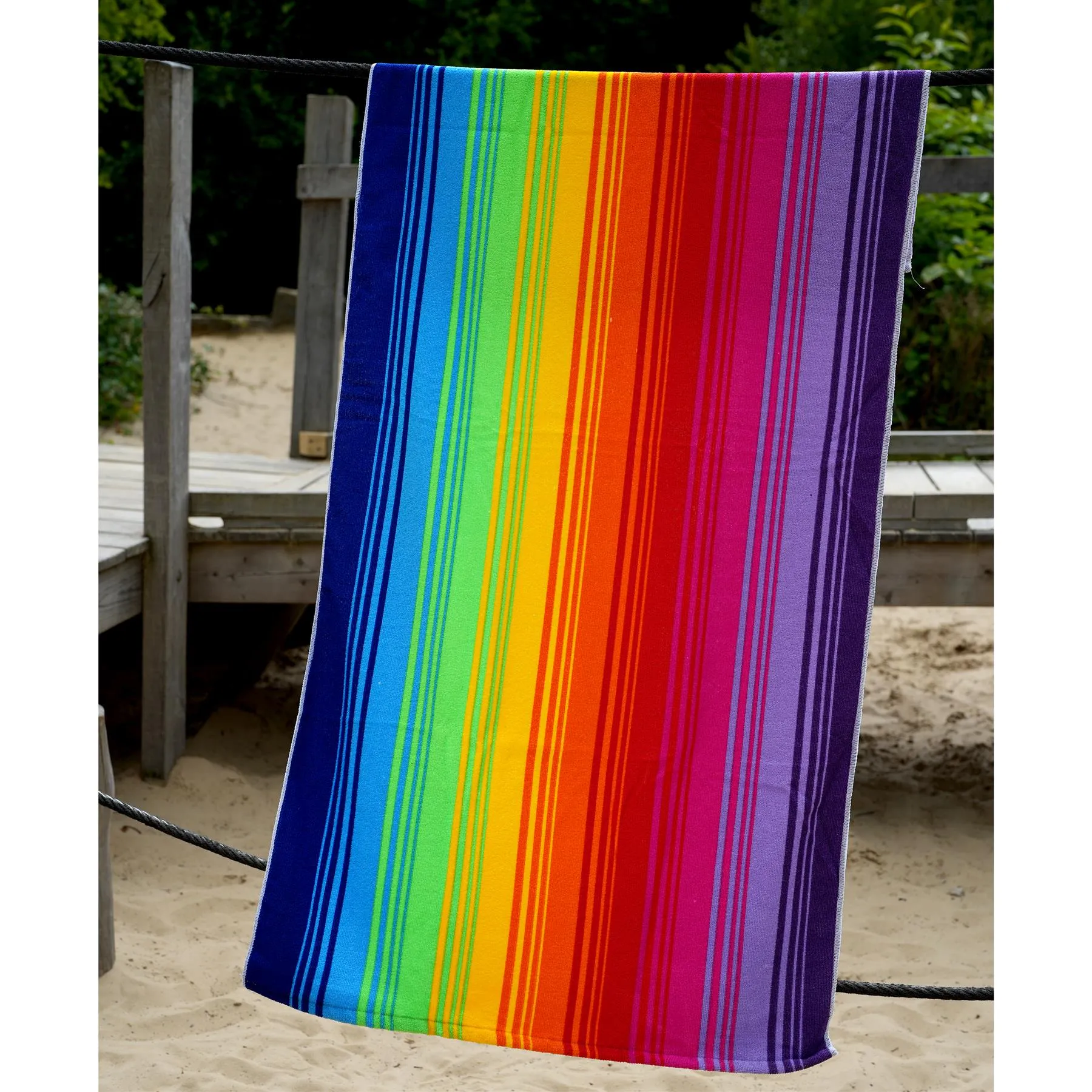 Rainbow Design Large Towel