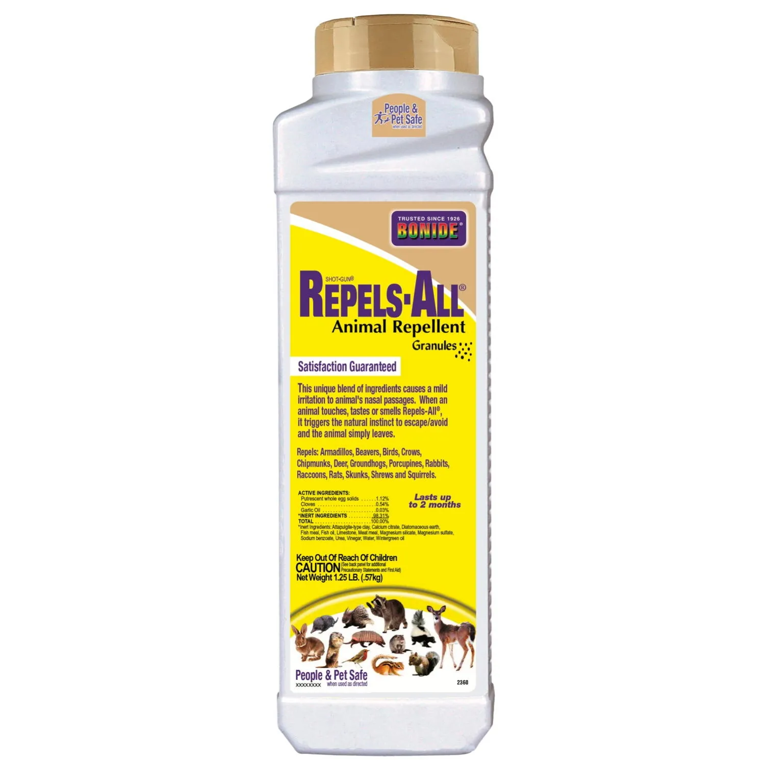 Repels-All Animal Repellent Granules - 1.25lb