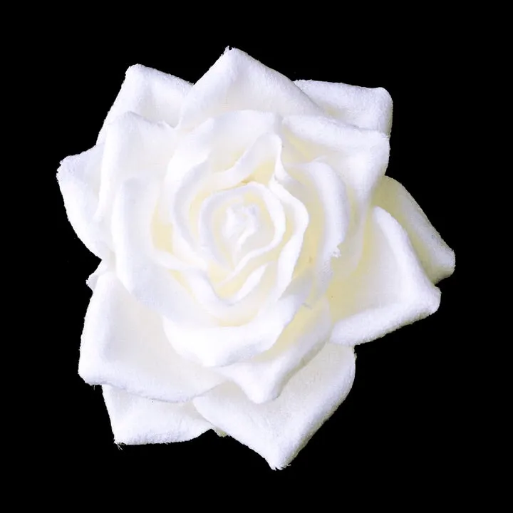 Rose Bridal Flower Hair Clip