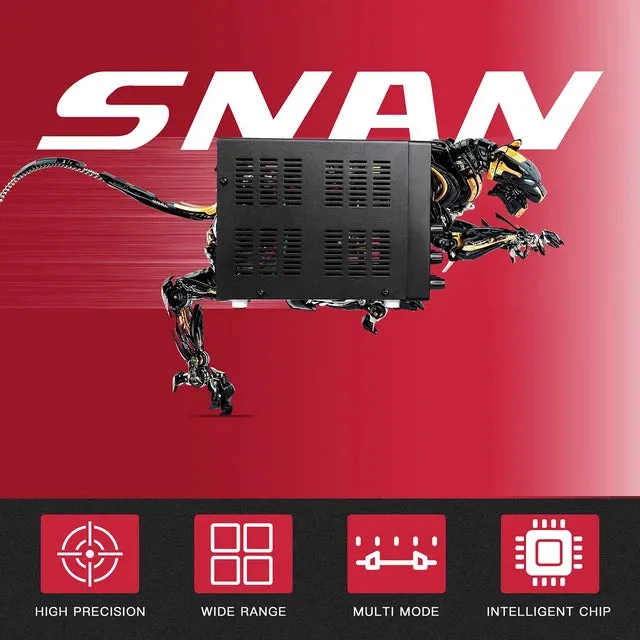 SNAN High Precision DC Benchtop Power Supply with 5V/2A USB Output and 4-Digit LED Display