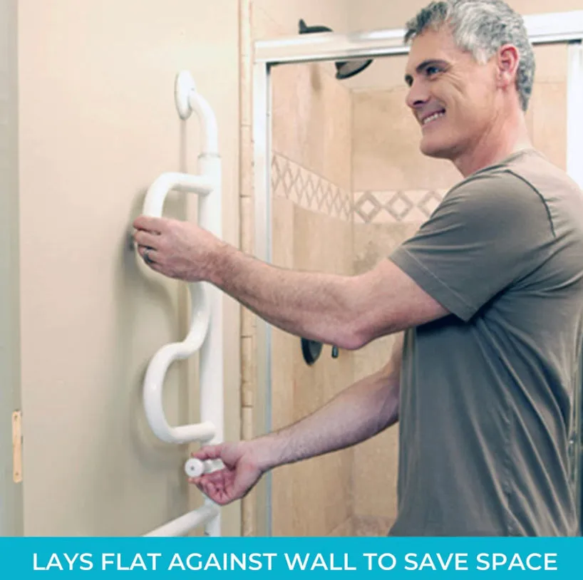 Stander Curve Grab Bar Wall Mount (300 lbs Limit)