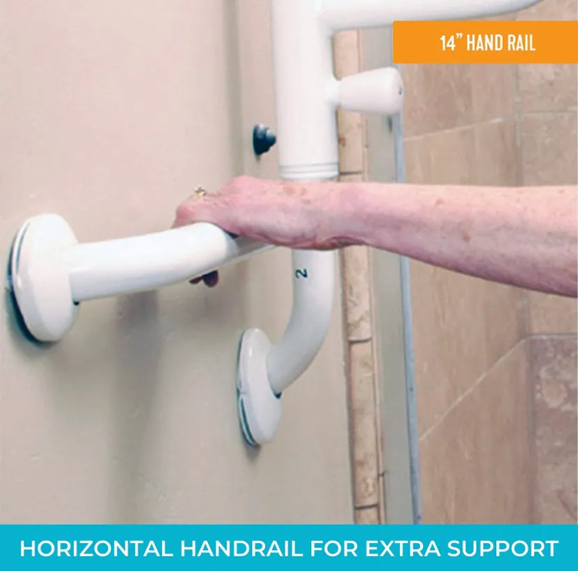 Stander Curve Grab Bar Wall Mount (300 lbs Limit)