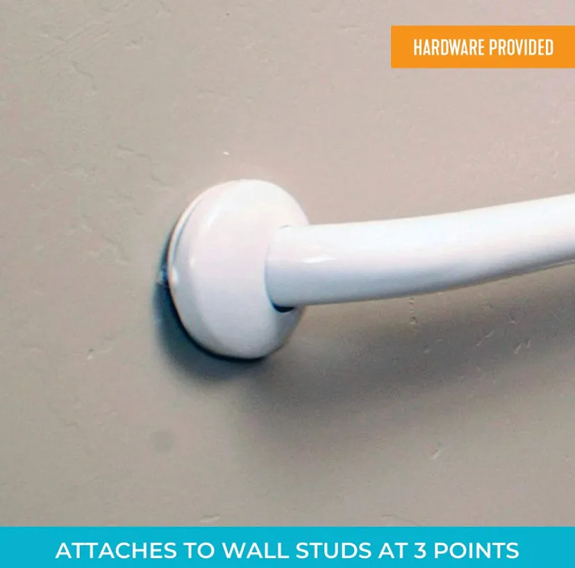 Stander Curve Grab Bar Wall Mount (300 lbs Limit)