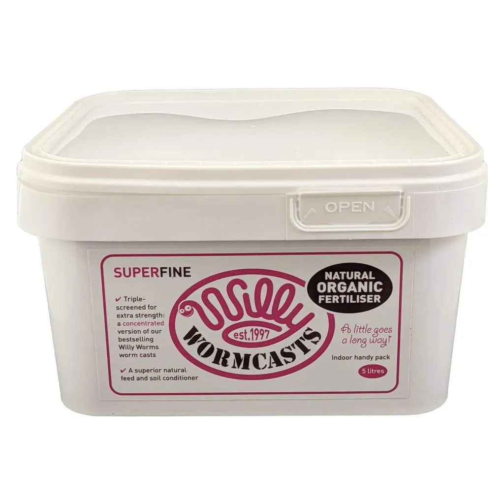 Superfine Pure Worm Casts 5 litre (handy pack)