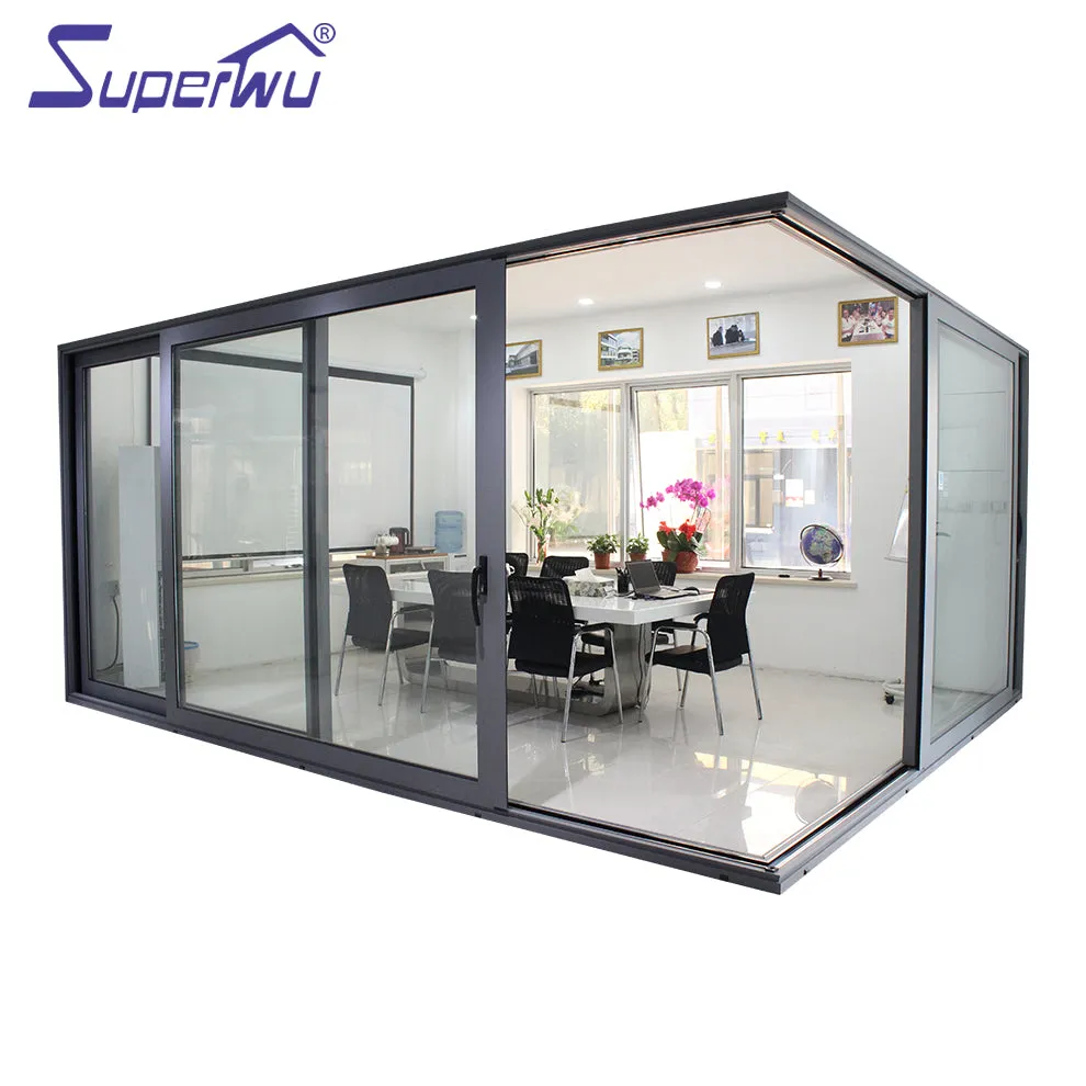 Superwu Factory cheap price glass panel garage door louvers window for doors windows