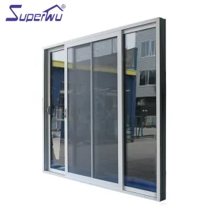 Superwu Factory cheap price glass panel garage door louvers window for doors windows