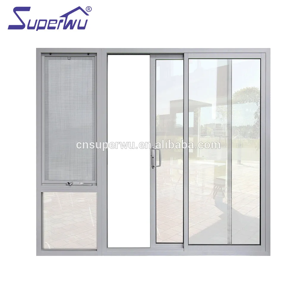 Superwu Factory cheap price glass panel garage door louvers window for doors windows