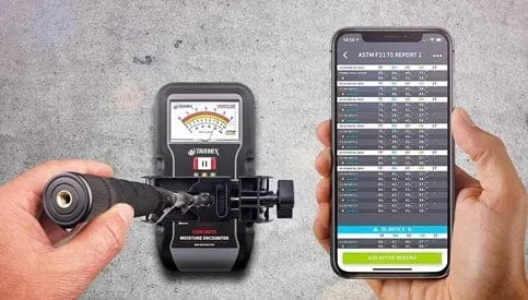 TRAMEX MOISTURE METER FOR CONCRETE - MODEL CME5